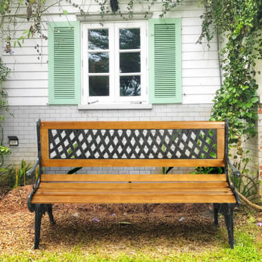 Used best sale teak bench